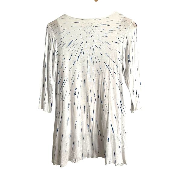 Miraclebody By Miraclesuit Top Womens S Abstract Artsy Tunic Blouse Slimming USA - Picture 3 of 10